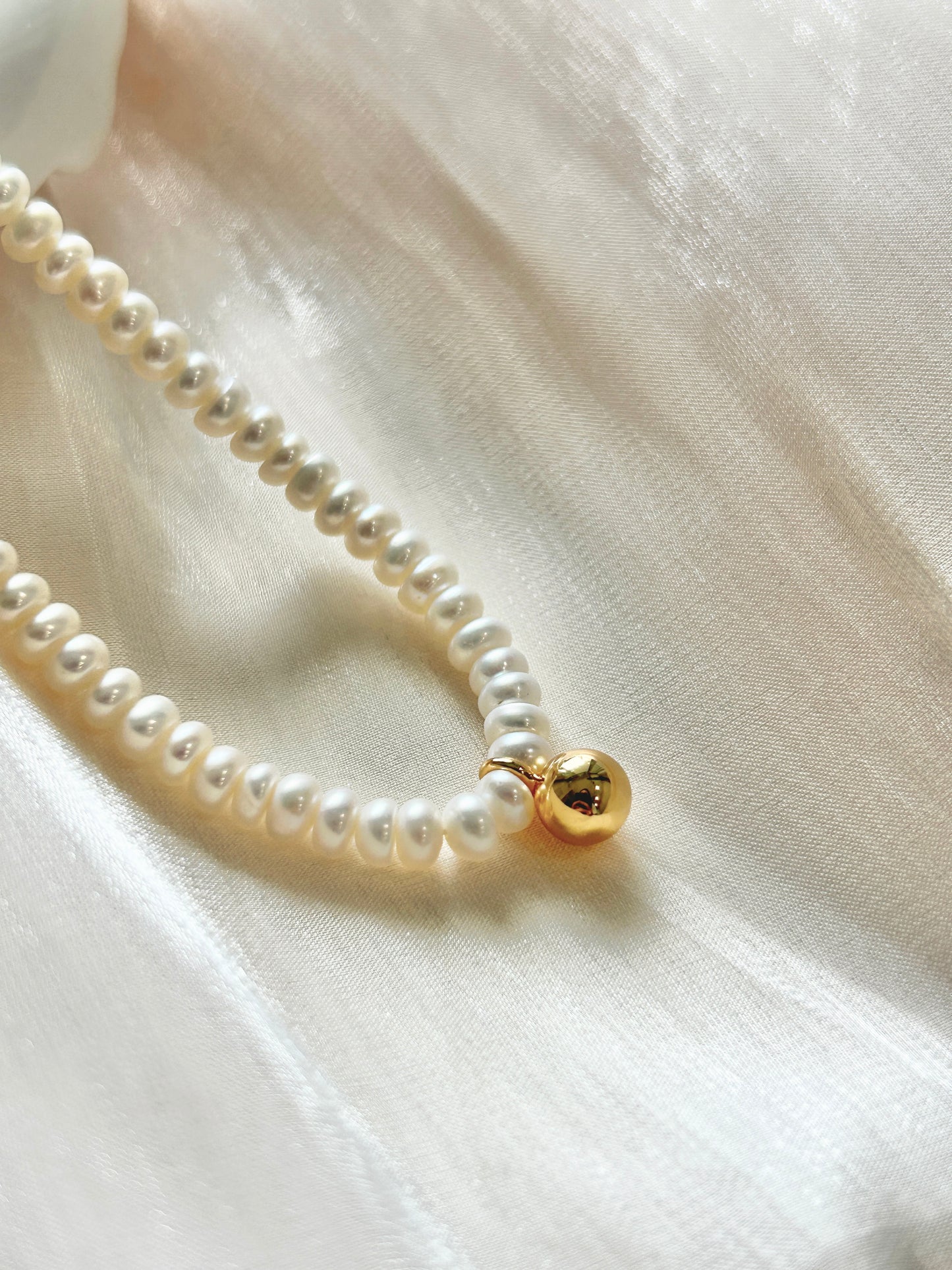 Golden Bean Necklace